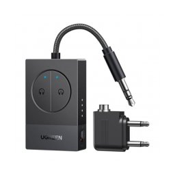 Transmitator UGREEN BT305, Bluetooth 5.4, AUX, Negru