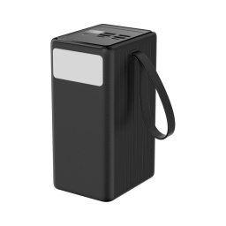 Power Bank 70000 mAh 20W PD, 4xUSB-A, 2xUSB-C, LED lanternă, cablu USB-C 1m