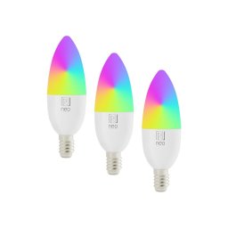 Immax NEO 07808C - Set de 3 becuri LED RGB+CCT reglabile E14/4,8W/230V