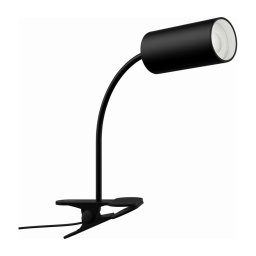 Immax 08293L - Lampă flexibilă cu clemă PUNTO 1xGU10/9W/230V neagră