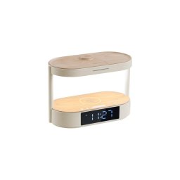 Immax 09111L - Lampă de birou LED cu dimmer, ceas deșteptător și stație de încărcare TRIPLE DOCK LED/1,5W/5V