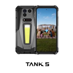 Telefon Mobil Unihertz 8849 Tank 5, Negru, 5G, Proiector 2K, 6.73 3K AMOLED 120Hz, 36GB RAM (18GB + 18GB extensibili), 512GB ROM, Dimensity 9400e, 50MP, 17600mAh, 120W, eSIM, Dual SIM