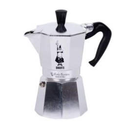 Cafetiera Bialetti Moka Express Pot 6tz 0.3L Aluminiu Argintiu