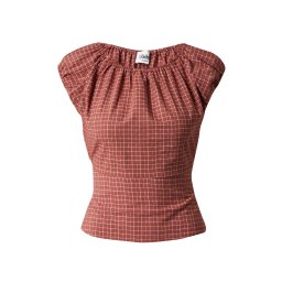 Bella x ABOUT YOU Tricou 'Lea' roșu carmin / alb murdar