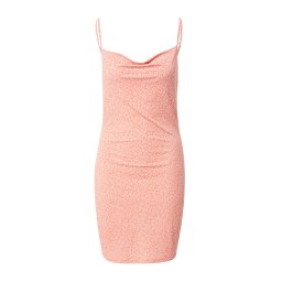 A LOT LESS Rochie 'Franca' portocaliu somon / alb