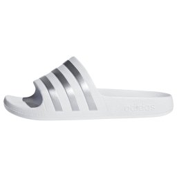 ADIDAS SPORTSWEAR Flip-flops 'Adilette Aqua' argintiu / alb