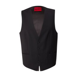 HUGO Vestă de costum negru