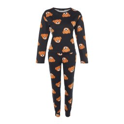 Trendyol Pijama ombră / gri metalic / alb
