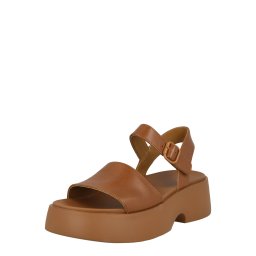 CAMPER Sandale cu baretă 'Tasha' maro caramel