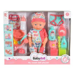 Papusa interactiva Tutu Babydoll cu sunete in limba romana, baie si olita, 28 cm, +3 ani