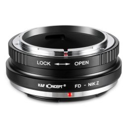 Adaptor montura K&F Concept FD-Nik Z de la Canon FD la Nikon Z6 Z7 KF06.366