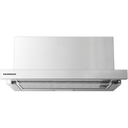 Hota HTCH-MD400IX - Hota de Bucatarie, 60 cm, 400 m³/h, 2 trepte, 2 Filtre Aluminiu, Iluminare LED, Inox