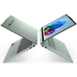 Laptop 2-in-1 Lenovo IdeaPad 5 83UH003PRM, AMD Ryzen AI 7 445, 14 inch Touch, RAM 16GB, SSD 1TB, AMD Radeon 840M, Fara sistem de operare, Breeze Moss