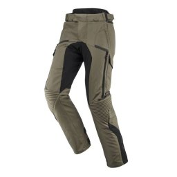 Pantaloni moto Ixon Midgard - barbati, impermeabili, touring/adventure, khaki/negru
