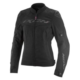 Geaca moto Ixon Meteor 31 - dama, impermeabila, roadster/racing, negru