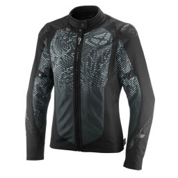Geaca moto Ixon Artemis LS - dama, impermeabila, urban/roadster, negru/alb