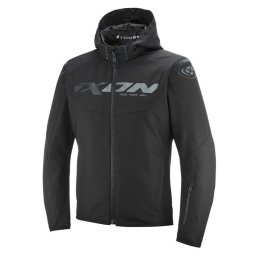 Geaca moto Ixon Fierce WP MS - barbati, impermeabila, street/sport, negru