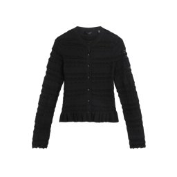 TED BAKER Jachetă Avria Knitted With Frill Detail 284874 black
