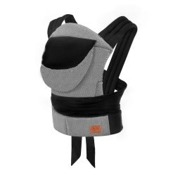 Marsupiu ergonomic Kinderkraft ADOREE Mei Tai gri pentru bebelusi