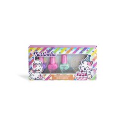 Set manichiura pentru copii Martinelia Yummy cu 3 lacuri si autocolante