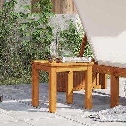 Masa laterala Ulei Natural 35 x 35 x 34 cm Lemn Solid de Acacia GartenMobel Dekor