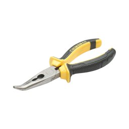 Cleste patent profesional cu varf indoit 165 mm din otel Cr-V Crownman