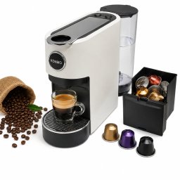 Espressor cu capsule compatibil Nespresso, 20 bar, 1350W, rezervor 1.2L