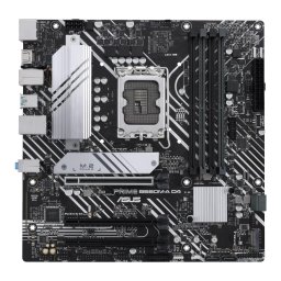 Placa de baza Asus PRIME B660M-A D4 LGA1700 mATX, shield si cooler incluse