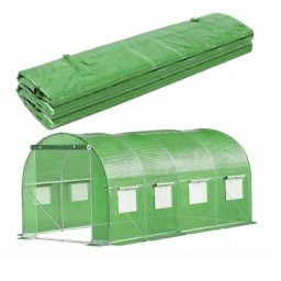 Folie pentru sera de gradina 400x250x200 cm, armata cu plasa, UV4