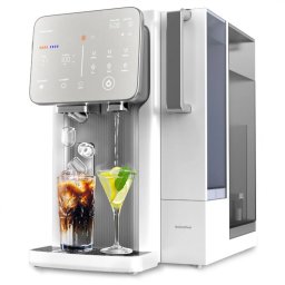 Sistem de purificare/filtrare a apei NatureFlow I4, 4,8 litri, Apa rece si cuburi de gheata, Filtrare in 10 etape, Osmoza inversa, Alb/Gri