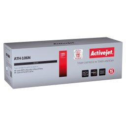Activejet ATH-106N toner for HP printer; HP 106A W1106A replacement; Supreme; 1000 pages; black