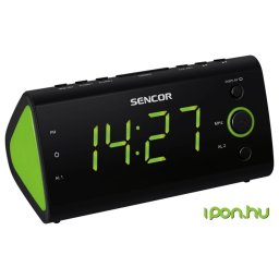 SENCOR SRC 170 cu radio alarmă verde