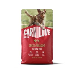 Hrană câini activi CARNILOVE Active Dog Duck and Pheasant Adult 4 kg rață și fazan