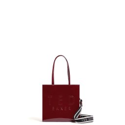 TED BAKER Geantă mică Iconica Webbing Small Icon 284883 oxblood