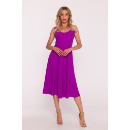 Rochie elegantă fără mâneci pentru femei - lavandă