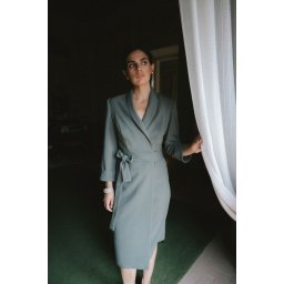 Rochie elegantă de damă, kaki
