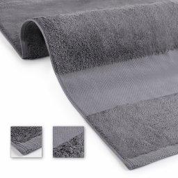 Prosop baie pentru brodat, Bumbac 100%, 50x90cm - 700g/mp-Gri