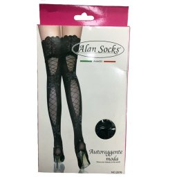 Ciorap dama ,cu model deosebit pe picor,60 DEN,negru (Culoare: NEGRU, Marime: 2)