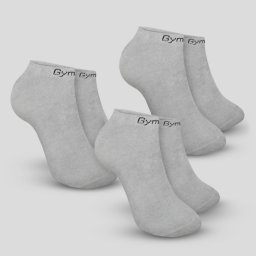 GymBeam Șosete Ankle Socks 3Pack Grey L