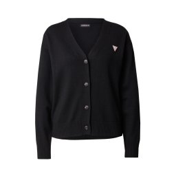 GUESS JEANS Geacă tricotată negru