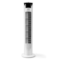 Ventilator turn alb fara telecomanda Black+Decker 81 cm 45 W