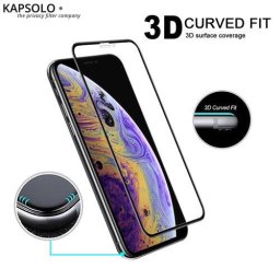 Folie de sticlă securizată Kapsolo pentru Apple iPhone 12 Pro Max