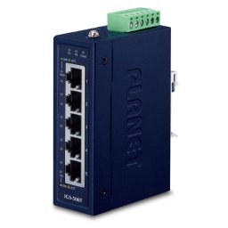 Switch PLANET IGS-500T network switch Unmanaged Gigabit Ethernet (10/100/1000) Blue