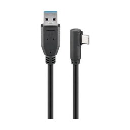 JAB-4410953 USB-A/USB Type-C 3m Negru