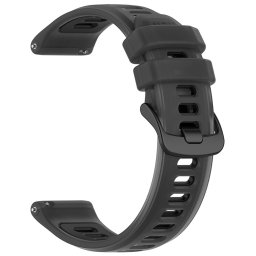 Curea pentru Samsung Galaxy Watch4/5/Active 2, Huawei Watch GT 3 (42mm)/GT 3 Pro (43mm) - Techsuit Watchband (W084) - Black