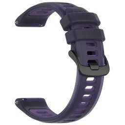 Curea pentru Samsung Galaxy Watch4/5/Active 2, Huawei Watch GT 3 (42mm)/GT 3 Pro (43mm) - Techsuit Watchband (W084) - Purple