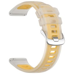 Curea pentru Samsung Galaxy Watch (46mm)/Watch 3/Gear S3, Huawei Watch GT/GT 2 (46mm) - Techsuit Watchband 22mm (W084) - Yellow