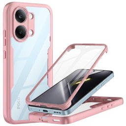 Husa Husa pentru Xiaomi Poco X8 Pro Max + Folie - Techsuit ColorVerse 360 Series - Pink