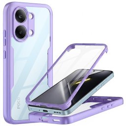 Husa Husa pentru Xiaomi Poco X8 Pro Max + Folie - Techsuit ColorVerse 360 Series - Purple