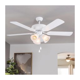 Eglo 35076 - Ventilator de tavan LAS PALMAS 3xE27/40W/230V alb